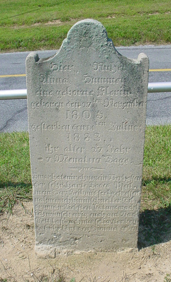 1. Anna Flory Hummer Headstone